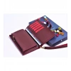 BORDO ÇİFT ÇITÇITLI MODEL TREND KADIN CÜZDANI