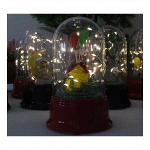 HEDİYELİK BALONLAR VE EV FİGÜRLÜ LED IŞIKLI FANUS