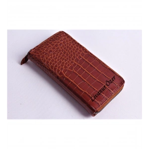 KİŞİYE ÖZEL CROCO MODEL TABA TELEFON BÖLMELİ CÜZDAN