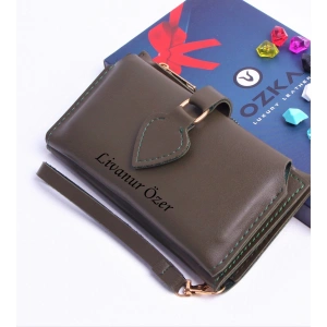 HAKİ MAÇA MODEL TREND KADIN CÜZDANI