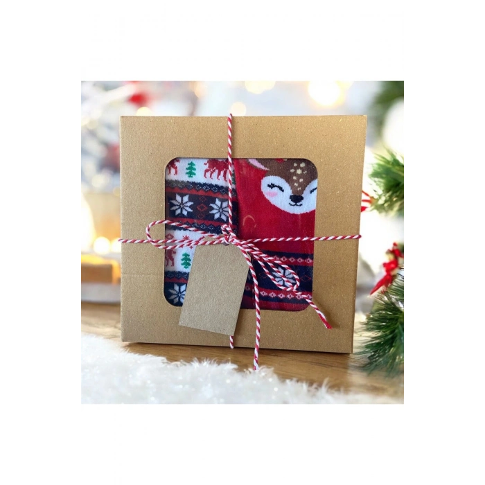 Yılbaşı Hediyesi Noel / Christmas Temalı 2li Çorap Seti