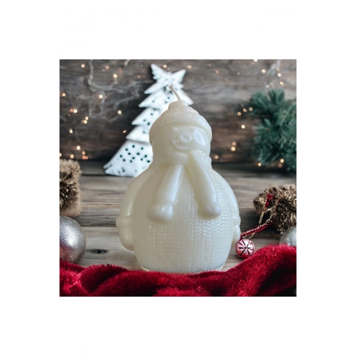 Yılbaşı Noel Temalı 2li Doğal Soya Wax Mum Seti