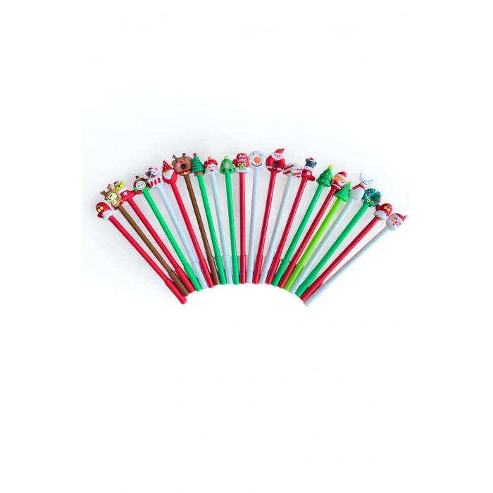 Yılbaşı Hediye Kutusu Noel Temalı Çocuk Çorap - Tükenmez Kalem - Şans Bilekliği