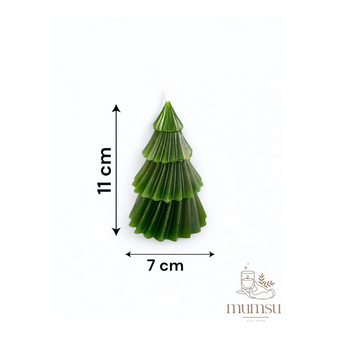 Yılbaşı / Noel / Christmas Temalı Aromaterapik Doğal Soya Wax Dekoratif 3lü Mum Seti