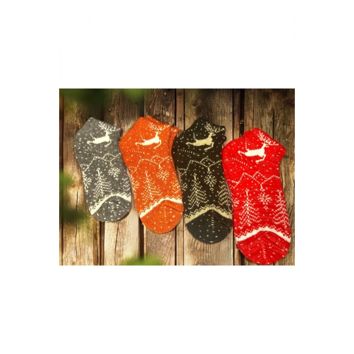 YÜNLÜ KIŞLIK NOSTALJİ KADIN ÇORAP