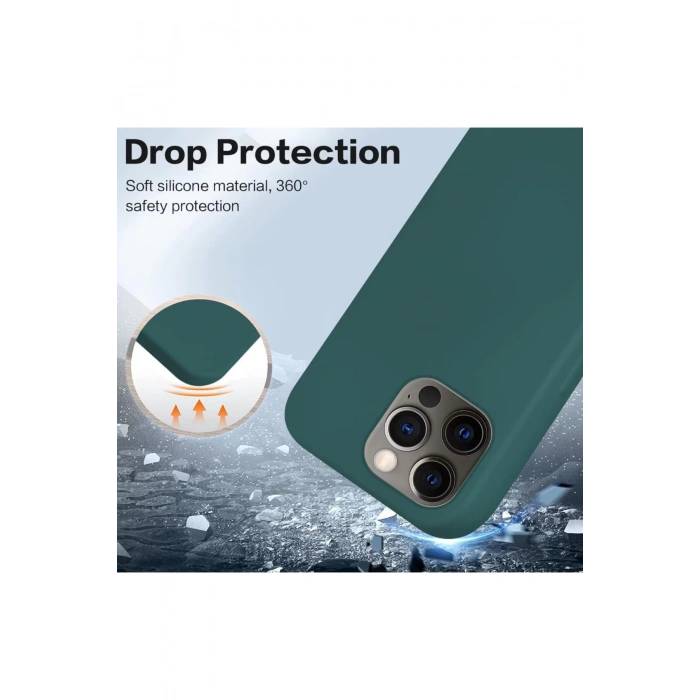 iPhone 15 Cep Telefonu İpli Zincirli Slikon Kılıf - Kordonlu Çanta Kılıf - TPU Tamponlu