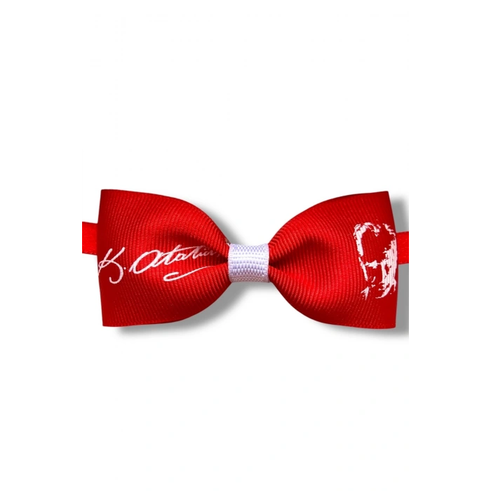 23 Nisan Türk Bayrağı Atatürk Fiyonk Kaliteli Grogren Kurdele Papyon