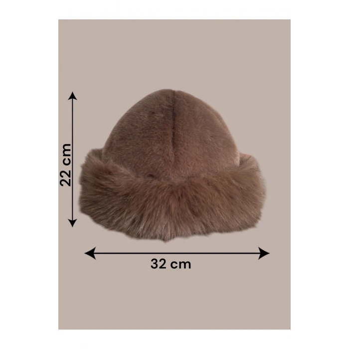 Kürklü / Peluş Kadın Şapka