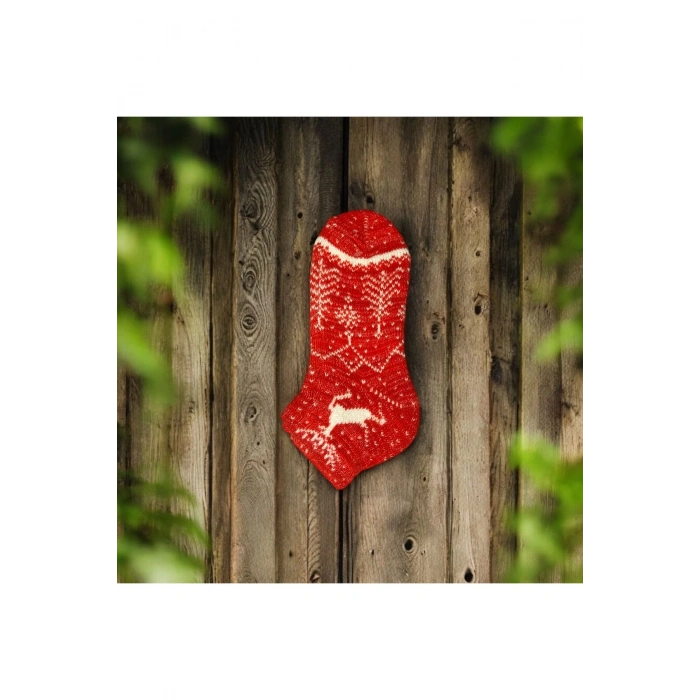 YÜNLÜ KIŞLIK NOSTALJİ KADIN ÇORAP