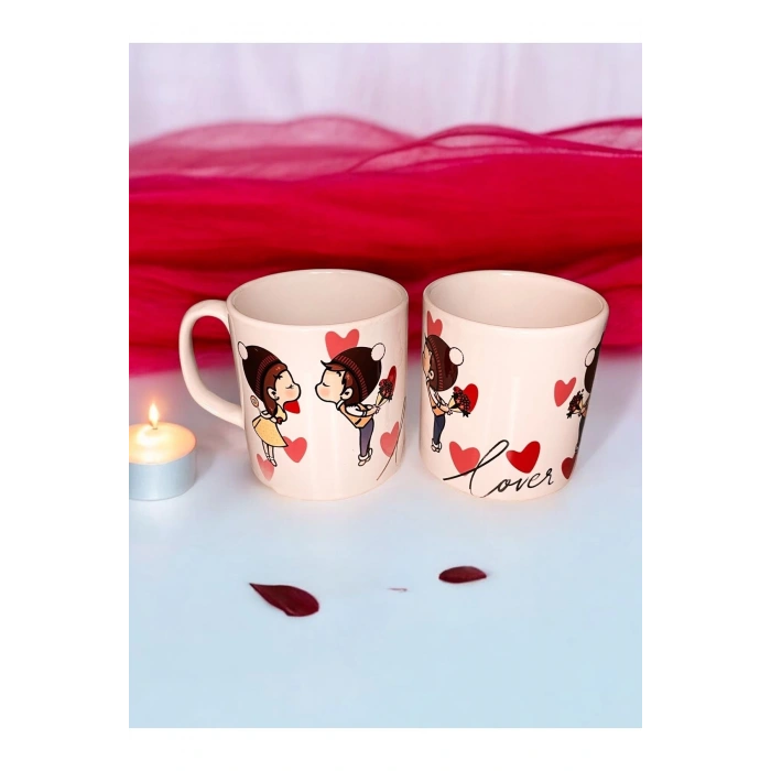 SEVGİLİLER GÜNÜ SEVGİLİYE ÖZEL 2Lİ KUPA