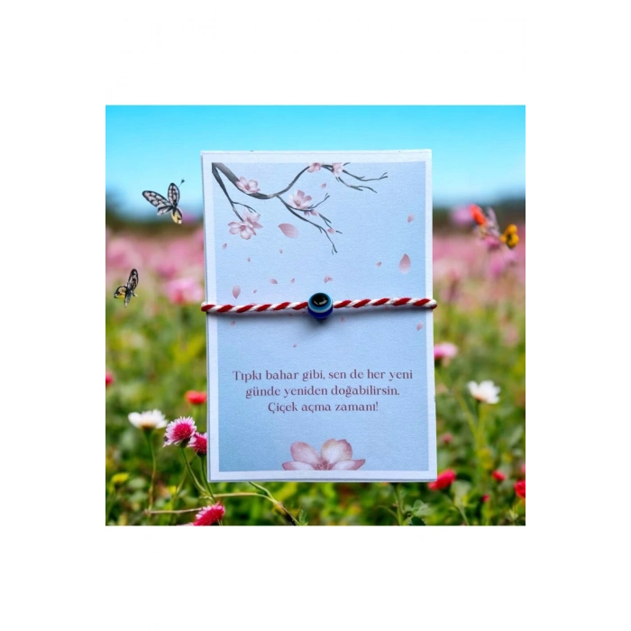 Marteniçka Dilek Şans Bilekliği - 8 Adet - Hediyelik Martenitsa, Martenişka