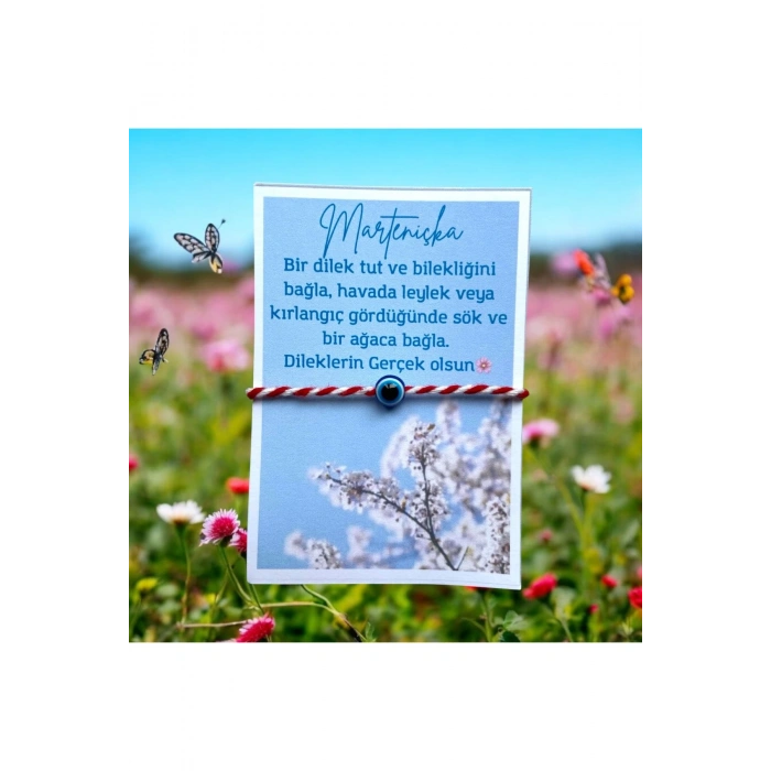MARTENİÇKA DİLEK ŞANS BİLEKLİĞİ- Hediyelik Martenitsa, Martenişka
