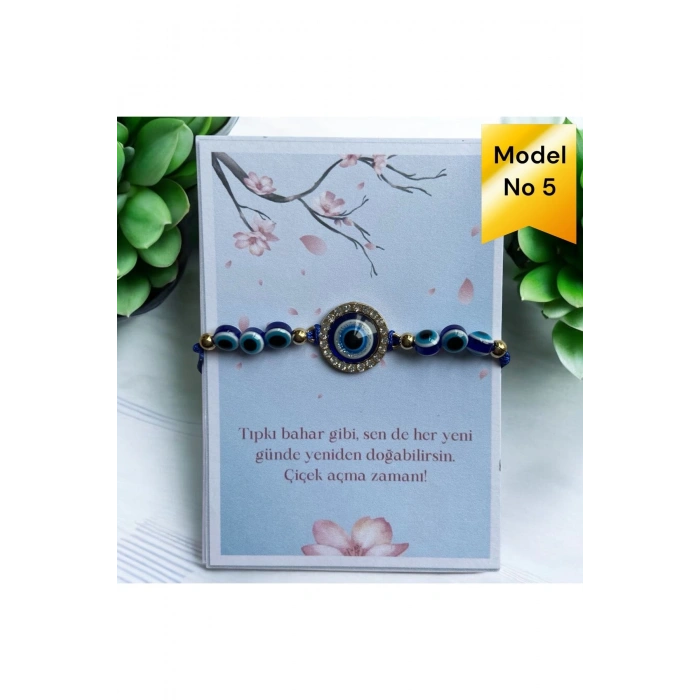 8 MART DÜNYA KADINLAR GÜNÜ DİLEK ŞANS BİLEKLİĞİ - NAZAR BONCUKLU