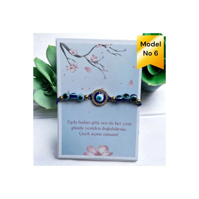 Dilek Şans Bilekliği - Nazar Boncuklu
