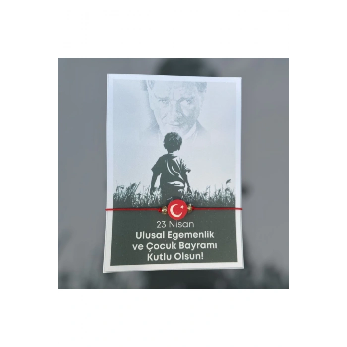 23 NİSAN HEDİYE TÜRK BAYRAKLI BİLEKLİK 1 ADET