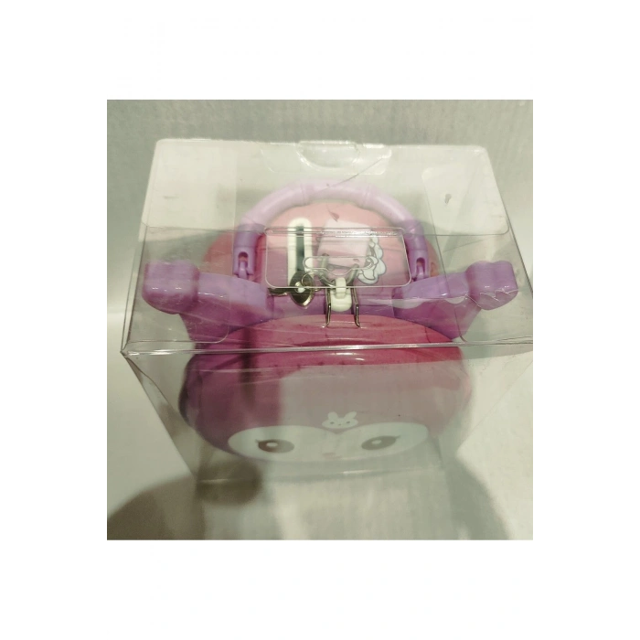 kuromi figürlü metal kilitli kumbara