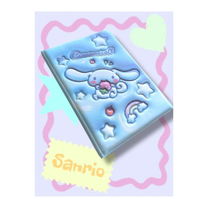 SANRİO KARAKTERLİ YUMŞAK 3D KAPAKLI 80 YAPRAK ÖZEL AJANDA DEFTER, KUROMİ, MY MELODY, CİNNAMAROLL