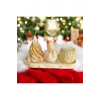 Yılbaşı / Noel / Christmas Temalı Aromaterapik Doğal Soya Wax Dekoratif 3lü Mum Seti