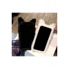 iPhone 15 Cep Telefonu Sevimli Kedi 3D Peluş Kılıf - Yumuşak Sıcak Kabarık Kürklü Darbeye Dayanıklı