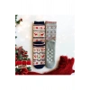 Yılbaşı / Noel / Christmas Temalı Hediye Kutulu 2li Kadın / Çocuk Çorap Seti