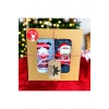 Yılbaşı / Noel / Christmas Temalı Hediye Kutulu Çocuk 2li Havlu Çorap Seti