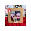 Yılbaşı / Noel / Christmas Temalı Hediye Kutulu Çocuk 2li Havlu Çorap Seti