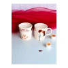 Özel Günler Için Özel Kutusunda 2li Kupa Seti (2 ADET KUPA KALP ANAHTARLIK NOT KARTI)