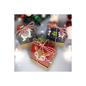 Yılbaşı Noel Temalı Christmas Hediye Bebek Çorabı 3lü Set