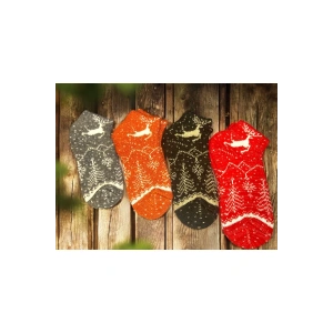 YÜNLÜ KIŞLIK NOSTALJİ KADIN ÇORAP