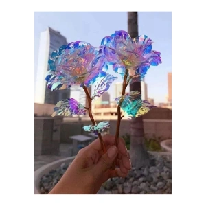 2 adet sonsuzluk gülü galaxy rose kelebek buketi hediye yılbaşı anneler sevgililer günü hediye