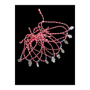 MARTENİÇKA DİLEK ŞANS BİLEKLİĞİ 10 ADET - DEĞİŞİK MOTİFLERDE FATMA ANA ELİ OBJELİ