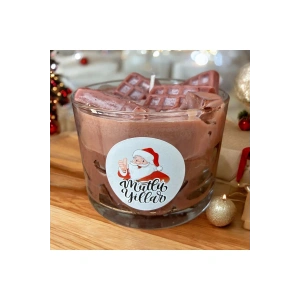 Aromaterapik Doğal Soya Wax Dekoratif Mum - Gurme Serisi Çikolatalı Cup