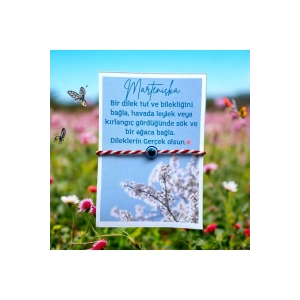 MARTENİÇKA DİLEK ŞANS BİLEKLİĞİ- Hediyelik Martenitsa, Martenişka