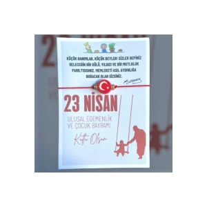 23 NİSAN HEDİYE TÜRK BAYRAKLI BİLEKLİK 1 ADET