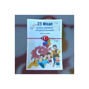 23 NİSAN HEDİYE TÜRK BAYRAKLI BİLEKLİK 1 ADET