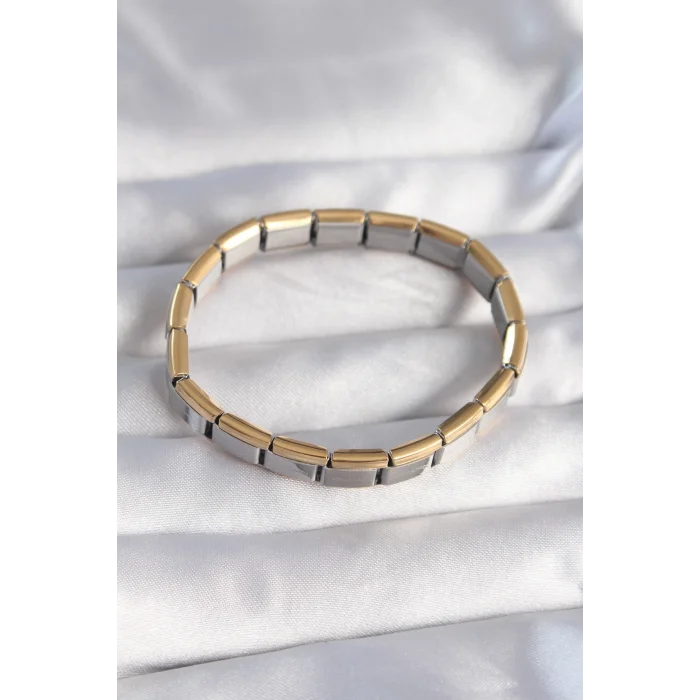 316L Çelik Çift Renk Yazılı Nomination Bileklik