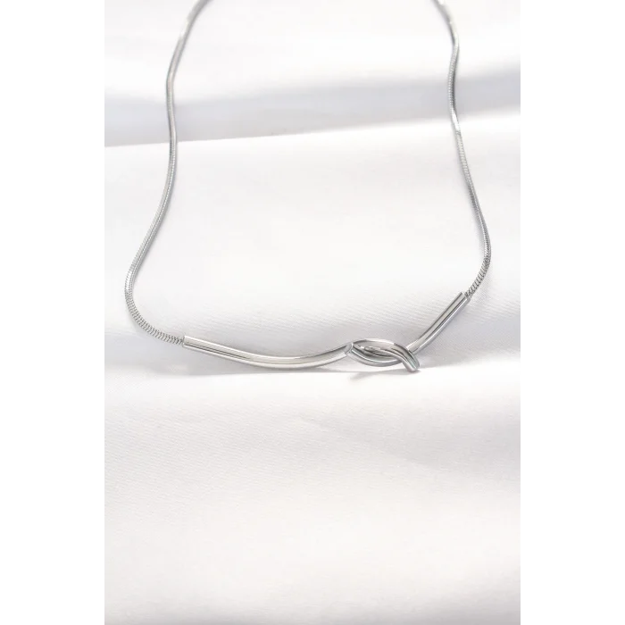 316L Çelik Silver Renk Kolye