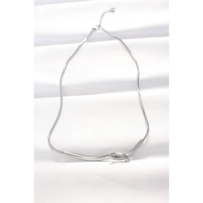 316L Çelik Silver Renk Kolye