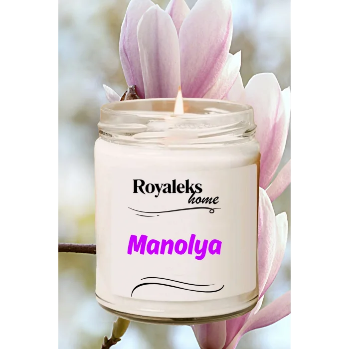 4 Adet Doğal Özel Seri Kokulu Dekoratif Kavanoz Mum 4X210 cc - Çiçek Seti - RYL