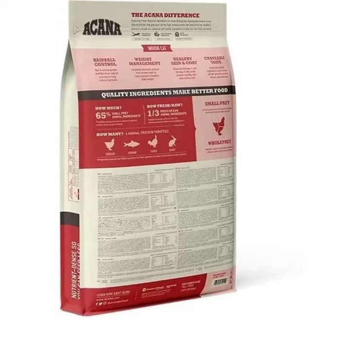 Acana Indoor Entree Sterilised Tavuklu Kısır Kedi Maması 4.5 Kg