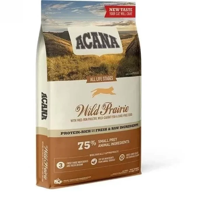 Acana Wild Prairie Tahılsız Tavuklu ve Balıklı Yetişkin Kedi Maması 1.8 Kg