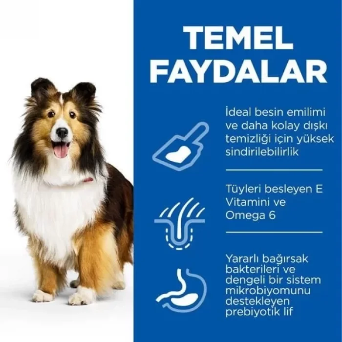 Hills Adult Sensitive Skin Hassas Köpekler İçin Tavuklu Yetişkin Köpek Maması 2.5 Kg