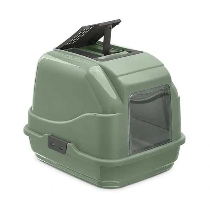 İmac Easy Cat Kapalı Filtreli Kedi Tuvaleti Buz Mavisi 40x50x40 Cm