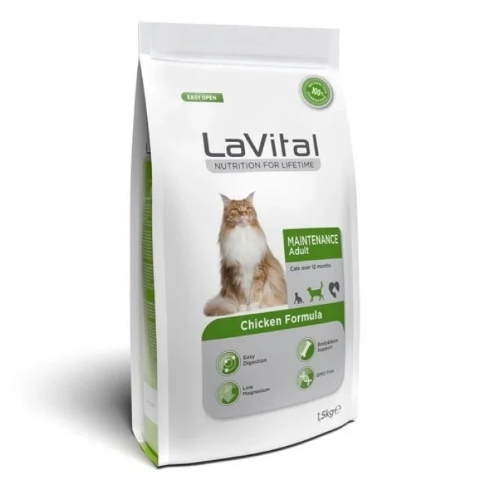 Lavital Maintenance Tavuklu Yetişkin Kedi Maması 1.5 Kg