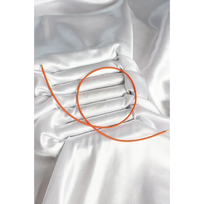 Mıknatıslı Turuncu Renk Sarmal Kadın Bileklik