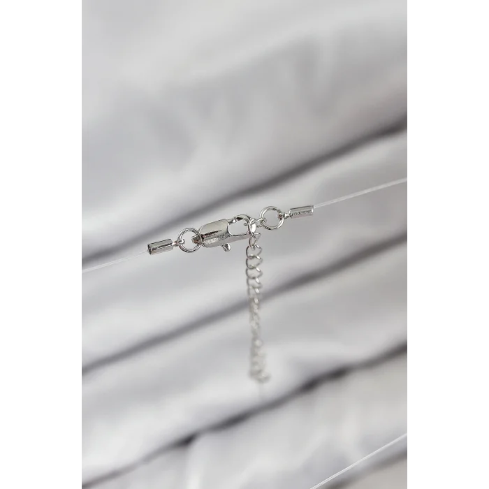 Misineli Yıldız Model Gümüş Renk Hayalet Kolye