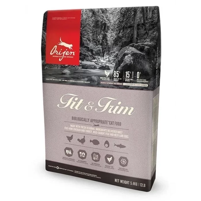 Orijen Fit-Trim Tahılsız Kilo Kontrolü için Diyet Kedi Maması 1.8 Kg
