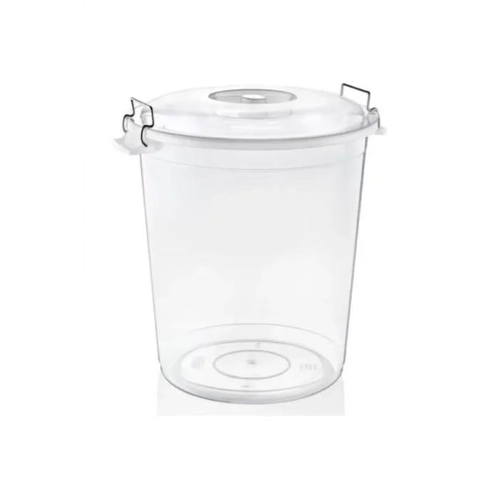 Plus Şeffaf Bakliyat Kovası 50 Litre Royaleks-ASD173