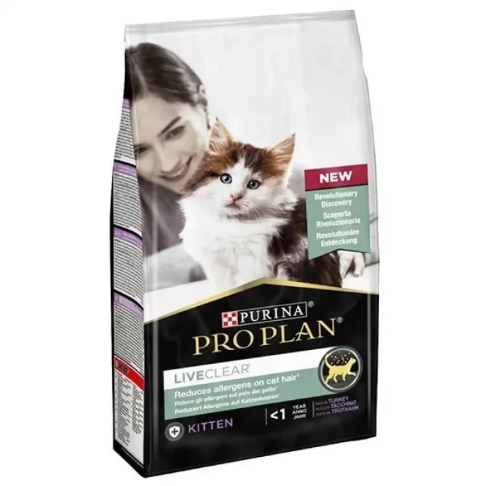 Pro Plan Liveclear Hindili Yavru Kedi Maması 1.4 Kg