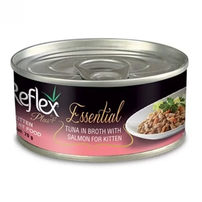 Reflex Plus Ton Balık ve Somonlu Yavru Konserve Kedi Maması 70 Gr
